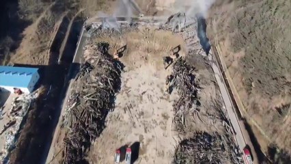 양양 폐기물 보관시설 화재 엿새 만에 진화 / YTN