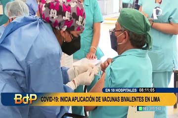 Covid-19: se inicia inoculación de la vacuna bivalente en Lima Metropolitana