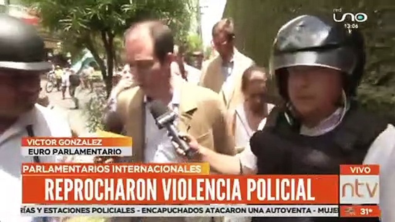 Parlamentarios internacionales reprocharon la violencia policial