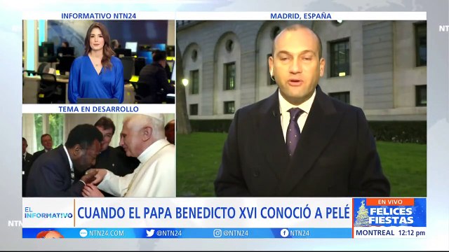 Esta es la fotografía que conmueve al mundo tras la muerte de Pelé y Benedicto XVI