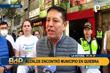 Nuevo alcalde de La Victoria promete poner orden pero revela que aún no designa a gerente de Fiscalización
