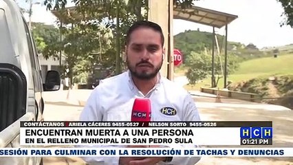 ¡Putrefacto hallan cadáver de una persona en Relleno Sanitario de SPS!
