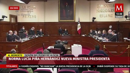Eligen a Norma Piña como nueva presidenta de la Suprema Corte; "ni victoriosa ni triunfante"