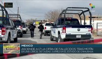 teleSUR Noticias 15:30 02-01: México reporta 17 fallecidos por motín en Ciudad Juárez