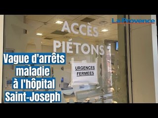 Marseille : vague d'arrêts maladie aux urgences adultes de l’hôpital Saint-Joseph