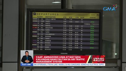 CAAP, aminadong luma at may mga kailangan nang palitan sa Air Traffic Management System | UB