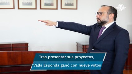 Guillermo Valls Esponda es elegido presidente del Tribunal Federal de Justicia en primera ronda
