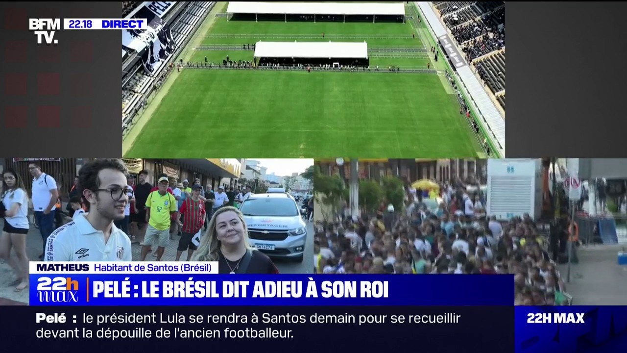"Pelé est un symbole pour notre pays": ces Brésiliens sont venus rendre un dernier hommage à la légende du foot