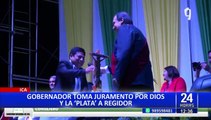 “Por Dios y por la plata”, así pidió el gobernador de Ica jurar a su consejero regional