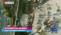 Incendio en gasera en San Nicolás de los Garza deja 15 viviendas dañadas