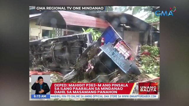 DepEd: Mahigpit P363-M ang pinsala sa ilang paaralan sa Mindanao dahil sa masamang panahon | UB