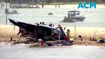 Fatal helicopter crash outside Sea World on the Queensland Gold Coast