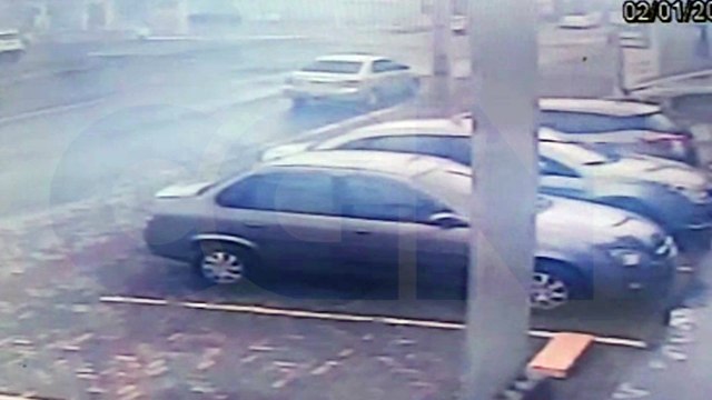 Veja momento de colisão no Centro; veículos ficaram bastante danificados