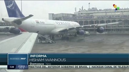 Télécharger la video: Israel ataca Aeropuerto Internacional de Damasco en Siria