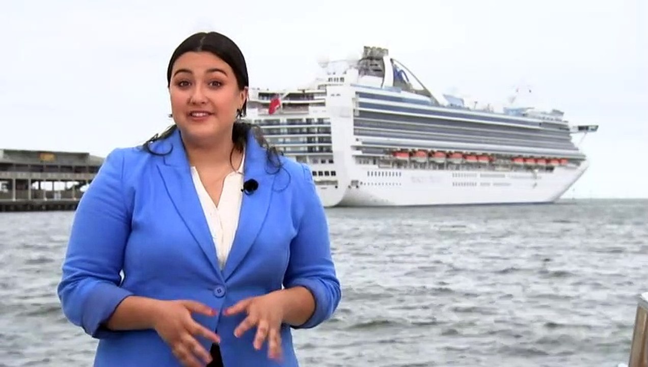 Cruise ship allowed to dock in Melbourne after marine growth cleaned