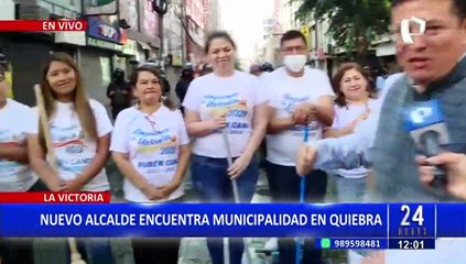 La Victoria en quiebra: alcalde Cano aseguró que buscará más apoyo del Gobierno Central