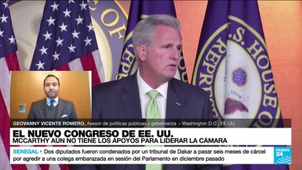 Geovanny Romero: "La agenda legislativa de Joe Biden enfrentará muchos obstáculos"