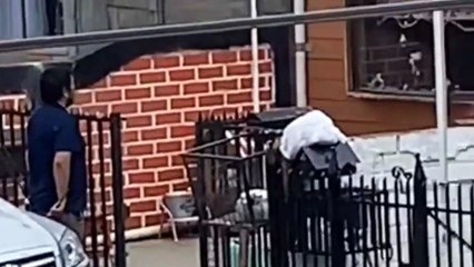 Brutal pelea a cuchillos fue captada en una población de Punta Arenas