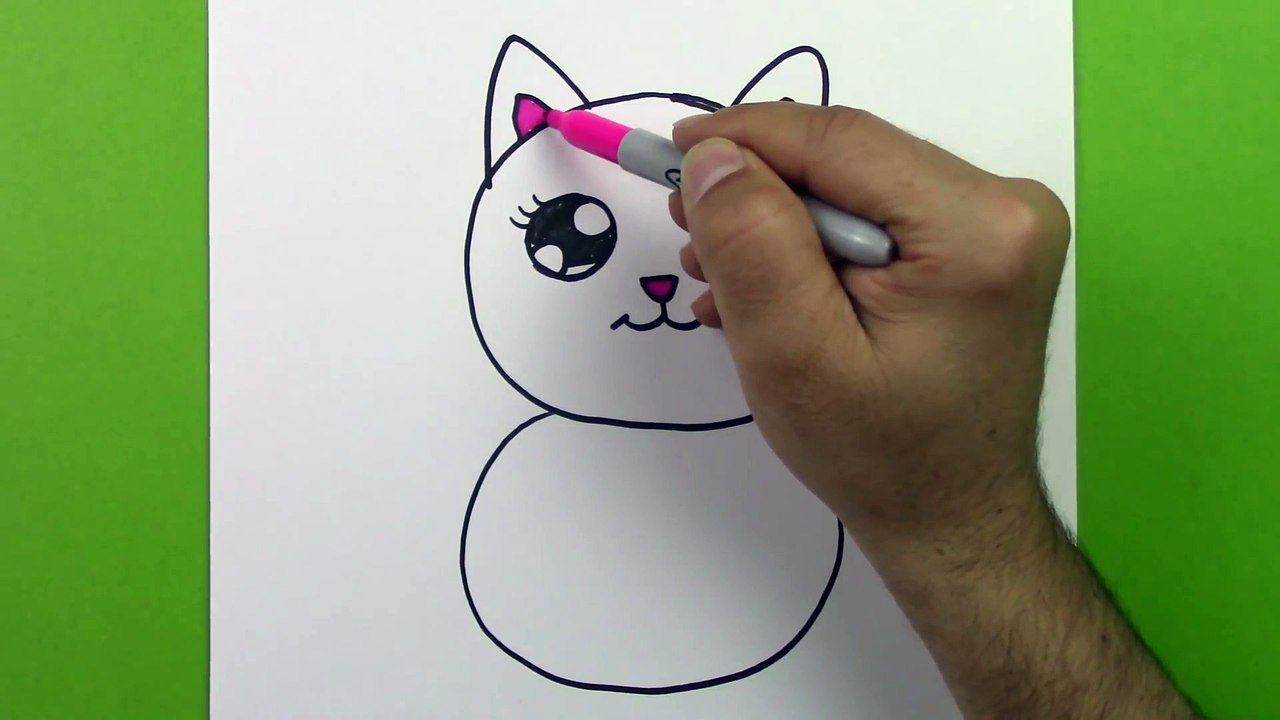 8den Kedi Nasıl Çizilir Sevimli Kedi Çizimi Kolay Adım Adım Sayılarla Hayvan Çizmek Çok Kolay_1080p