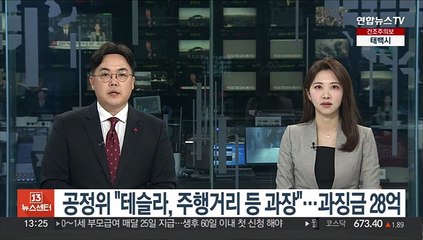 공정위 "테슬라, 주행거리 등 과장"…과징금 28억