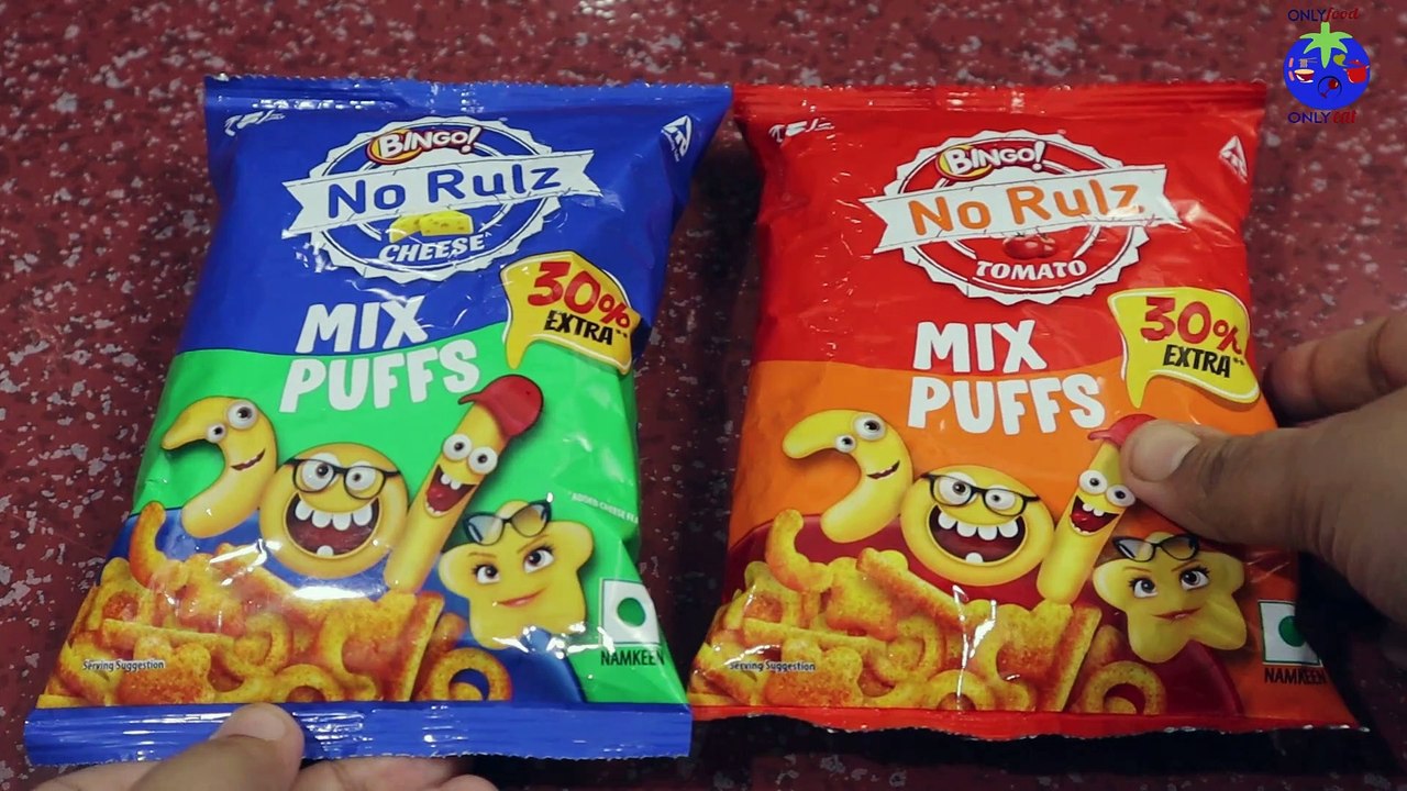 Bingo No Rulz Cheese and Tomato Mix Puffs - video Dailymotion