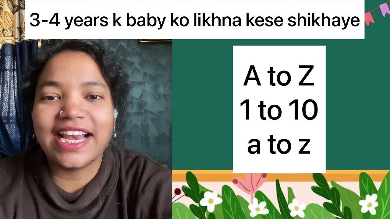 How to write AZ, 110 & az learn and write alphabets & numbers