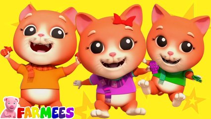 Download Video: Three Little Kittens | Nursery Rhymes And Baby Songs | Farmees