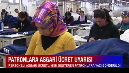 Patronlara asgari ücret uyarısı
