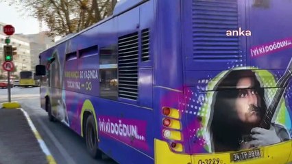 İETT otobüsü Barış Manço için yollarda