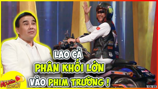 Mẹ chồng PHÓNG XE MÔ TÔ vào PHIM TRƯỜNG, Quyền Linh TRÒN MẮT NGƯỠNG MỘ _ Chuyện Mẹ Chồng Nàng Dâu