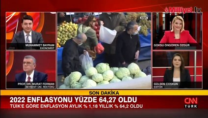 Enflasyon rakamları açıklandı