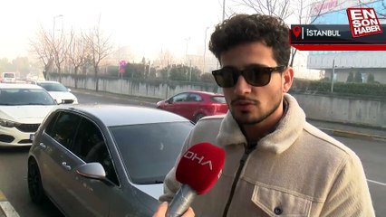 Ümraniye'deki taksici, kendisine yol vermeyen sürücüye saldırdı