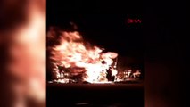 Bursa'da halk otobüsü, alev alev yandı