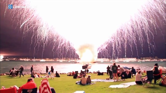 Un espectáculo de fuegos artificiales en San Diego se queda en 18 segundos por un fallo informático