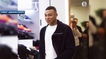 Mbappé et Hakimi dans le vestiaire des Nets !