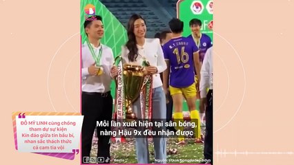 Đỗ Mỹ Linh cùng chồng dự sự kiện, kín đáo giữa tin đồn bầu bí: Nhan sắc chấp cả camera thường