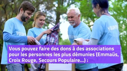 Où donner les vêtements dont on ne veut plus ?