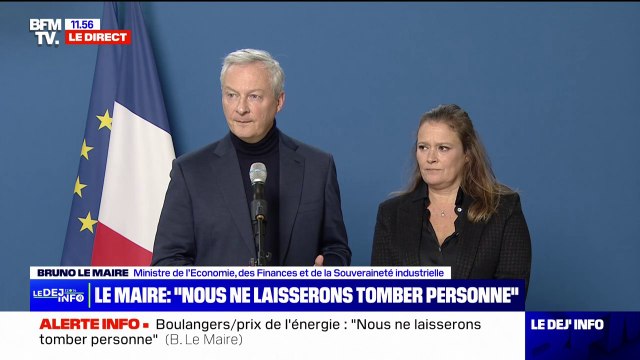 Bruno Le Maire appelle tous les boulangers qui ont du mal à payer leurs factures de novembre et de décembre à solliciter l'aide financière à laquelle ils ont droit