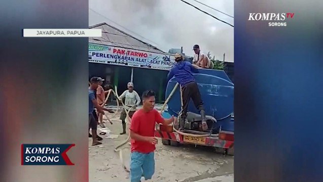 Kronologi Kebakaran Lima Ruko di Distrik Muara Tami Jayapura