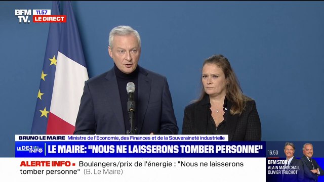 Bruno Le Maire rappelle aux boulangers qu'il est possible d'avoir jusqu'à 40% de remise sur la facture d'électricité grâce au cumul des aides de l'État