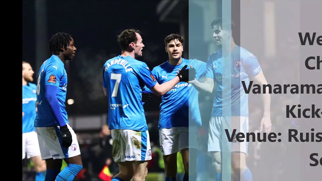 Chesterfield FC January 23 fixtures video Dailymotion