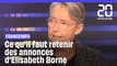 Retraite, assurance chômage, inflation... ce qu'il faut retenir des annonces d'Élisabeth Borne sur Franceinfo