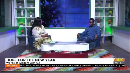 Hope for the New Year: Words of wisdom with OJ - Badwam Afisem on Adom TV (03-01-23)