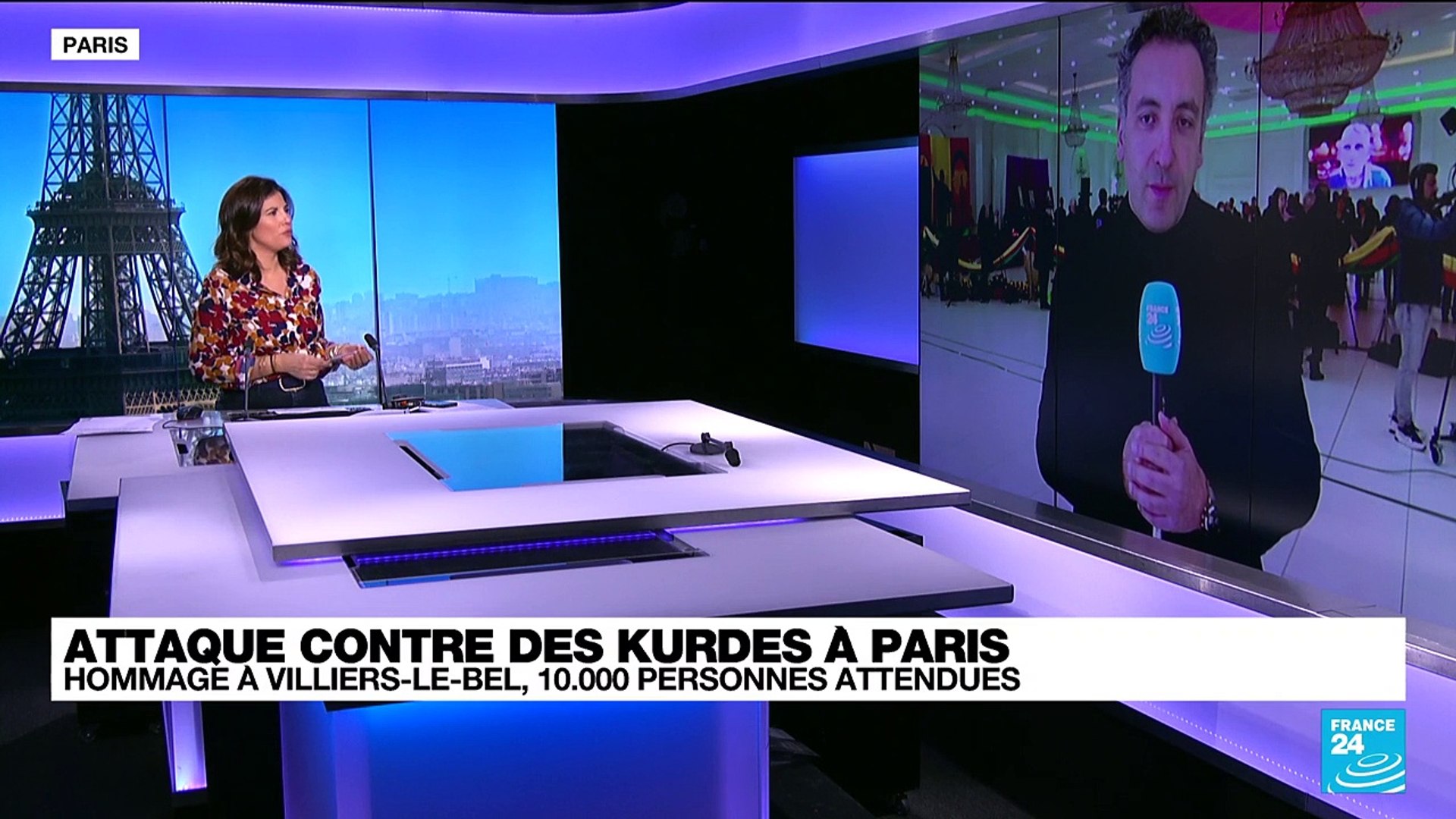 Attaque contre des Kurdes à Paris : hommage à Villiers-le-Bel - Vidéo  Dailymotion