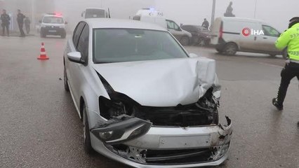 Edirne'de sis zincirleme kazaya neden oldu