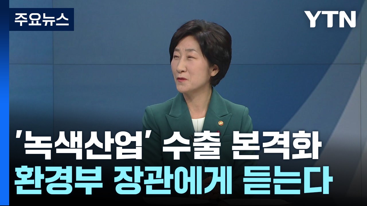 'K-택소노미'로 '녹색산업' 수출 본격화...환경부 장관에게 듣는다 / YTN