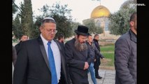 Ministro israeliano visita la Spianata delle Moschee. Palestina: 