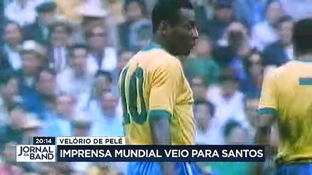 Velório de Pelé: imprensa mundial veio para Santos 03/01/2023 10:09:39