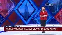 Ricuh! Sekelompok Warga Terobos Ruang Rapat Paripurna DPRD Kota Depok