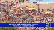 Chorrillos: bañistas llegan en gran número a playa Agua Dulce por segundo día
